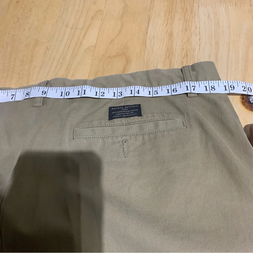 Banana Republic Chino Pants Mens 38X34 Khaki Dawson Chino ‎ Cotton